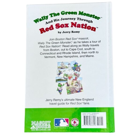 Wally the Green Monster and His Journey Through Red Sox Nation Book. Jerry Remy. - Picture 2 of 3